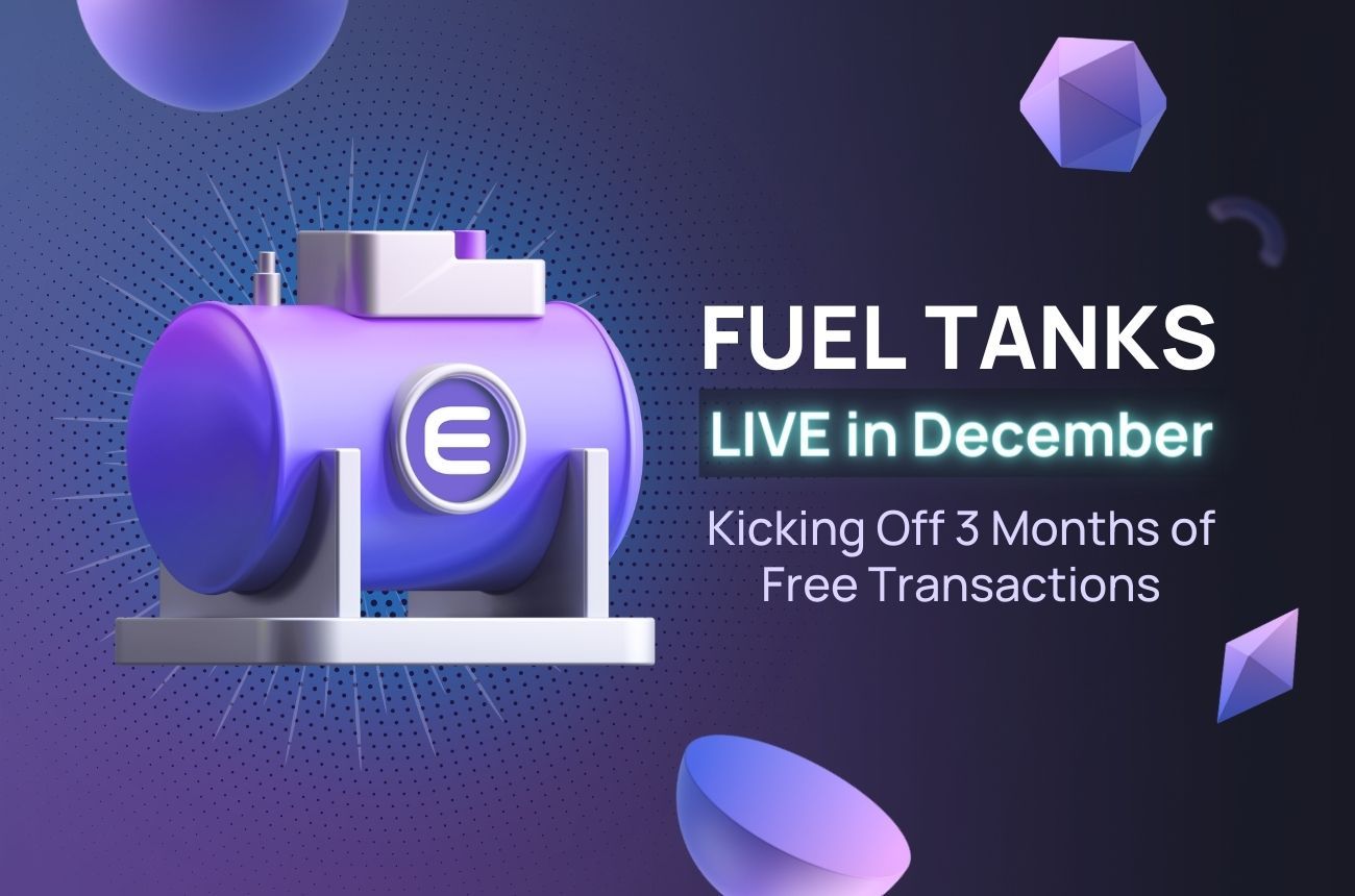 Enjin to Launch Fuel Tanks and Subsidize All Blockchain Transactions for 3 Months
