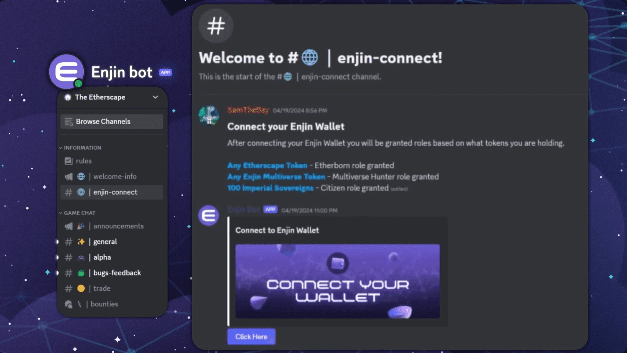 Say Hello to Enjin Discord Bot, Providing Instant Social Utility for NFTs via Discord