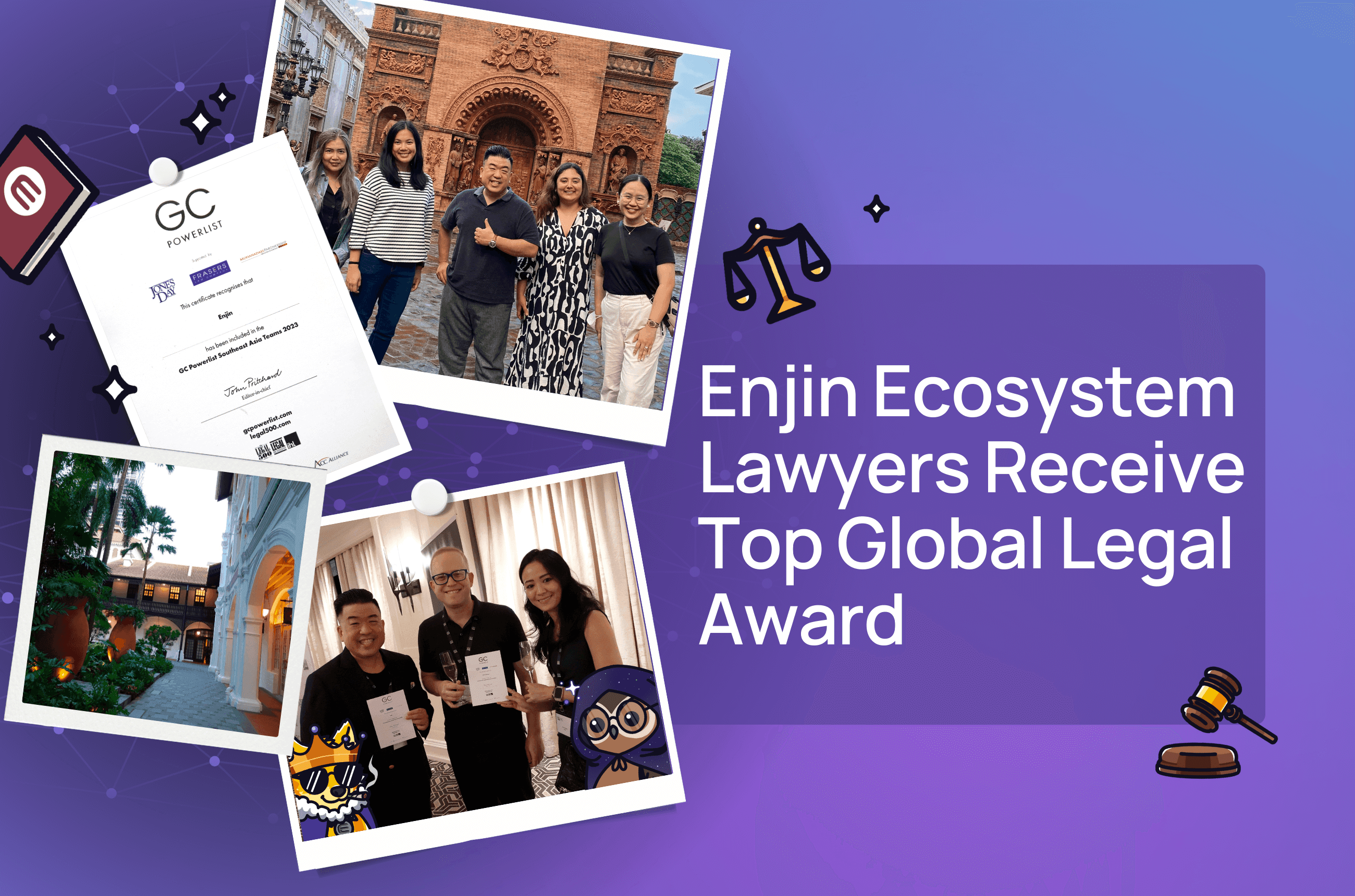 Enjin Ecosystem Lawyers Receive Top Global Legal Award