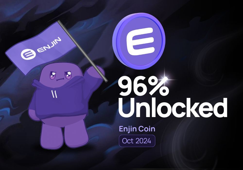 Tokenomics: Enjin Coin 96% Unlocked, 42% Staked  (Oct 2024)