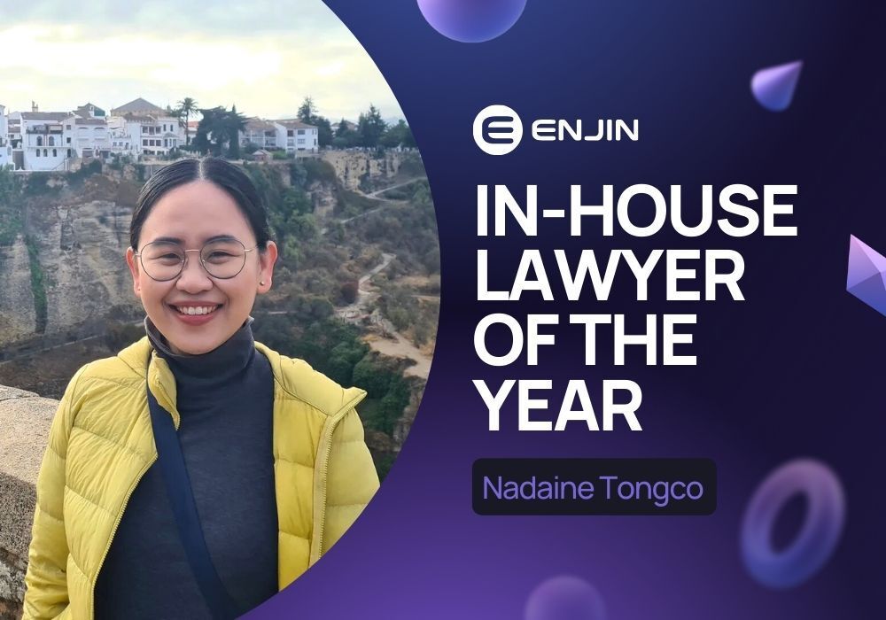 Enjin Ecosystem Lawyer Named “In-House Lawyer of the Year”