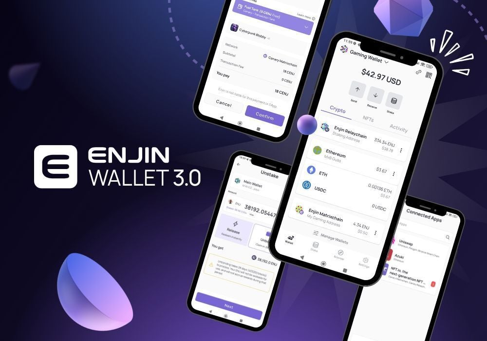 Enjin Wallet 3.0: A Smarter, More Powerful Crypto & NFT Experience
